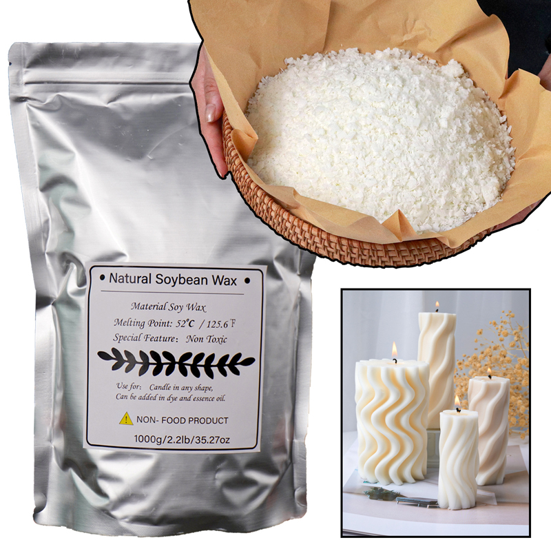 Candle Making Soy Wax - ชุดทำเทียนหอม 1000 กรัม 500 กรัม 250