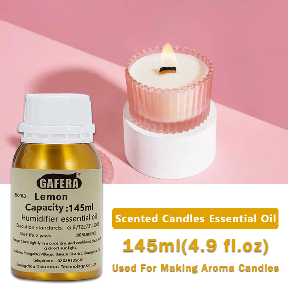 Candle Making Essentials - GAFERA 145 มล.(4.9 ออนซ์) น้ำมันหอมระเหยเลมอน/ไวลด์บลูเบล -