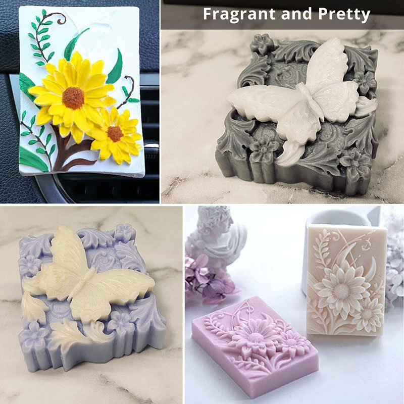 แม่พิมพ์สบู่ซิลิโคน 3 มิติ รูป - Candle Making Bath บทวิจารณ์และราคา