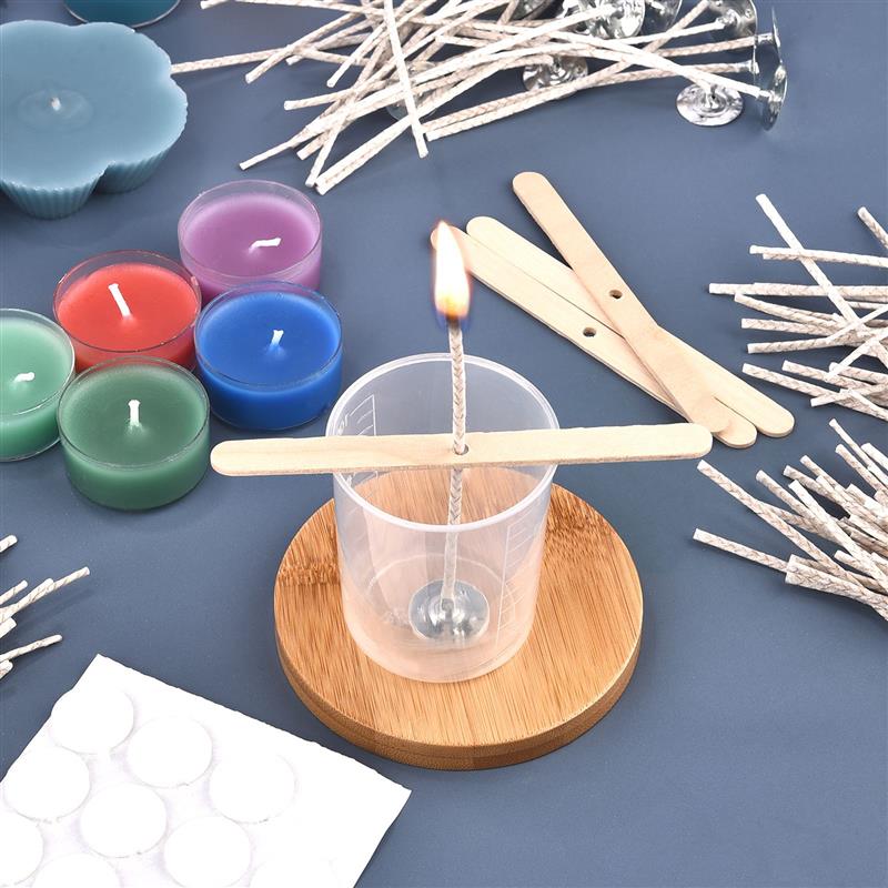 30Pcs เทียนต่ำควัน Pre-Waxed D - Candle Making Soy Wax บทวิจารณ์และราคา