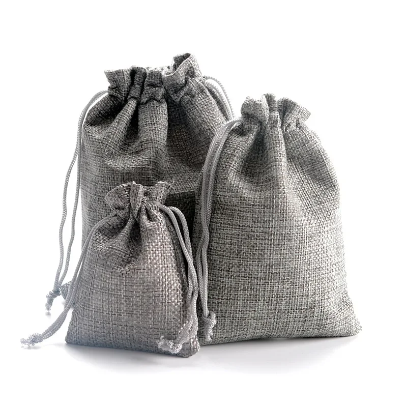 50 ชิ้น 13X18 ซม./10X14 ซม./9X - Jute Bag Packaging บทวิจารณ์และราคา