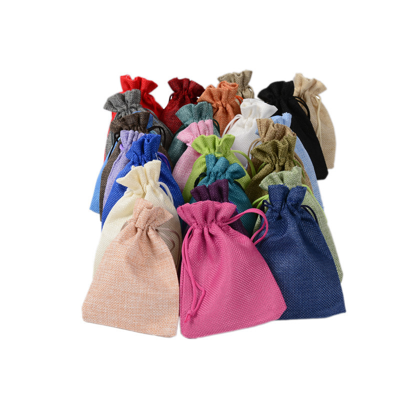กระเป๋าผ้าลินินผสมฝ้าย 50 ชิ้น - Jute Bag Packaging บทวิจารณ์และราคา