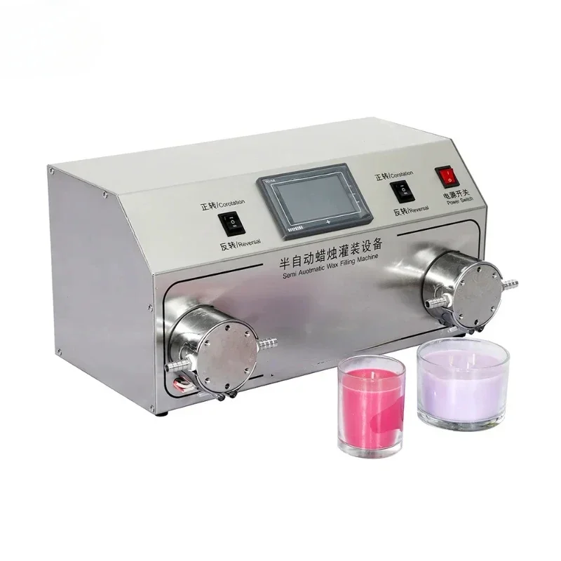 เครื่องบรรจุของเหลวแบบปั๊มสองห - Candle Making Machine Price บทวิจารณ์และราคา