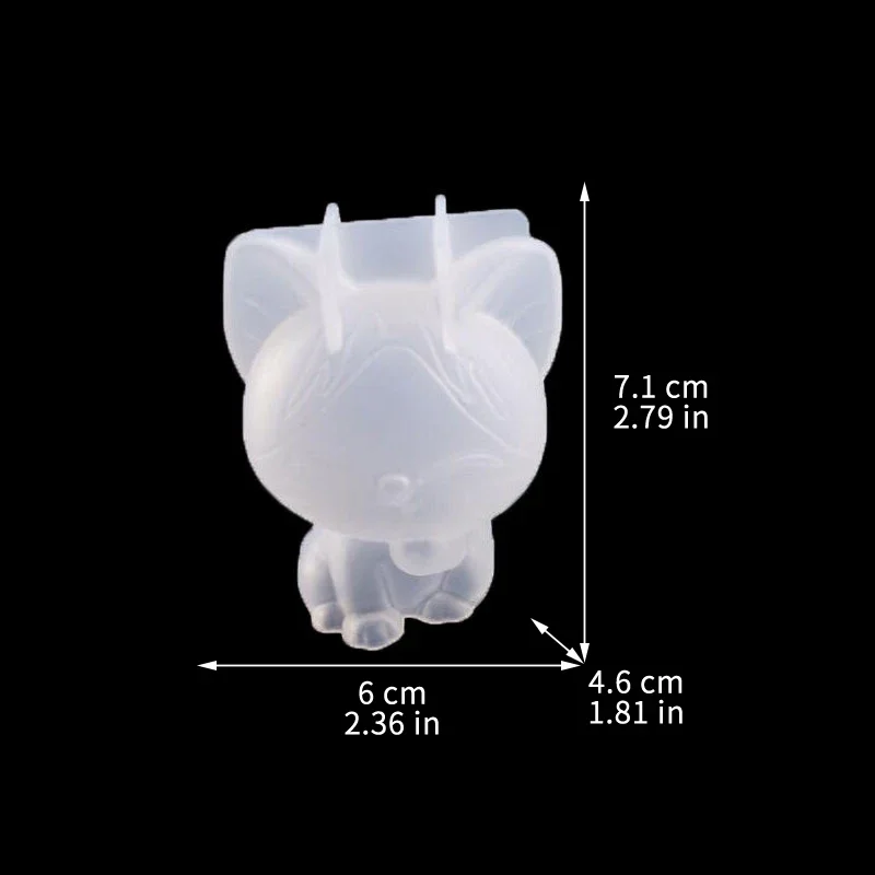 3D เรขาคณิตซิลิโคนยูนิคอร์นแมว - Candle Making Equipment บทวิจารณ์และราคา