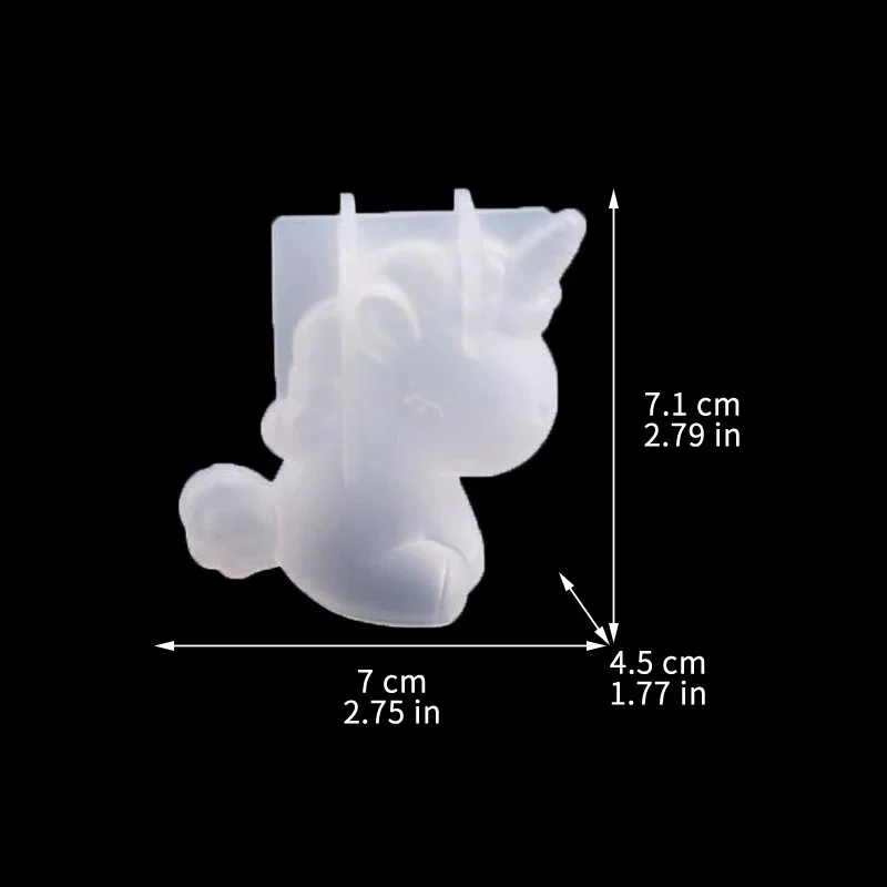 3D เรขาคณิตซิลิโคนยูนิคอร์นแมว - Candle Making Equipment บทวิจารณ์และราคา
