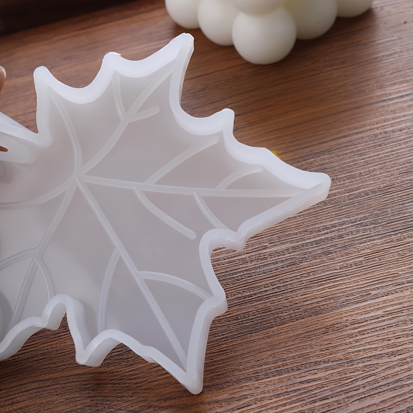 แม่พิมพ์ซิลิโคนรูปใบเมเปิ้ล 1  - Candle Making Design บทวิจารณ์และราคา