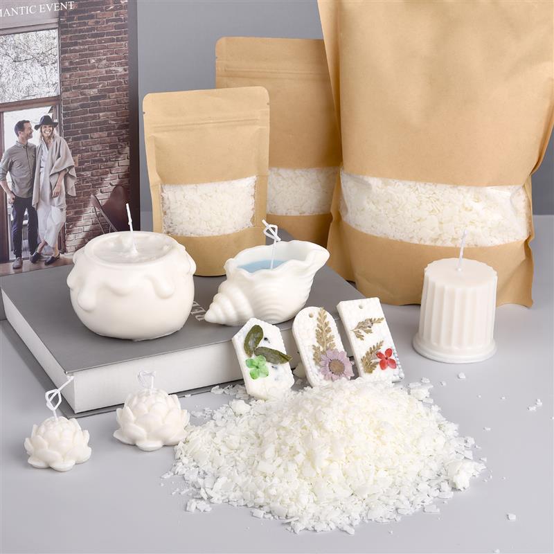50-1000g ธรรมชาติขี้ผึ้งถั่วเห - Candle Making Soy Wax บทวิจารณ์และราคา