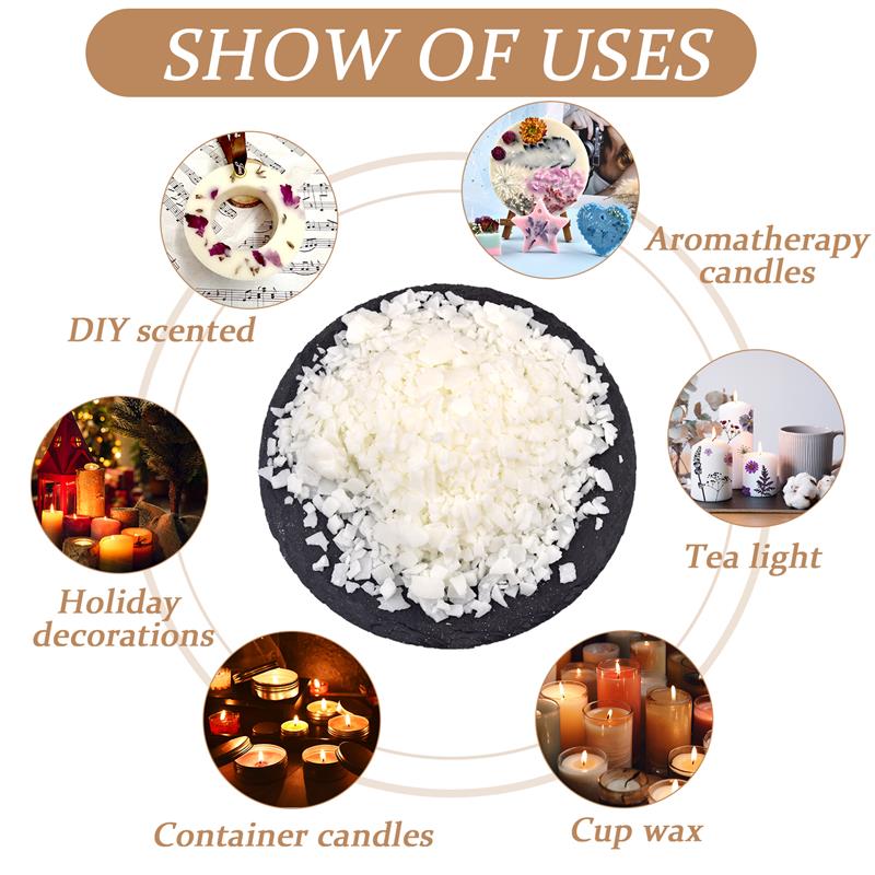 50-1000g ธรรมชาติขี้ผึ้งถั่วเห - Candle Making Soy Wax บทวิจารณ์และราคา