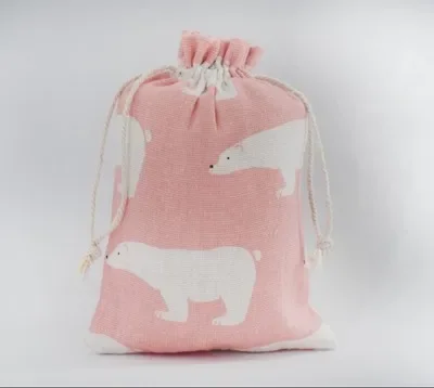 100 ชิ้น ถุงผ้าลายปัก ถุงผ้าฝ้ - Jute Bag Packaging บทวิจารณ์และราคา