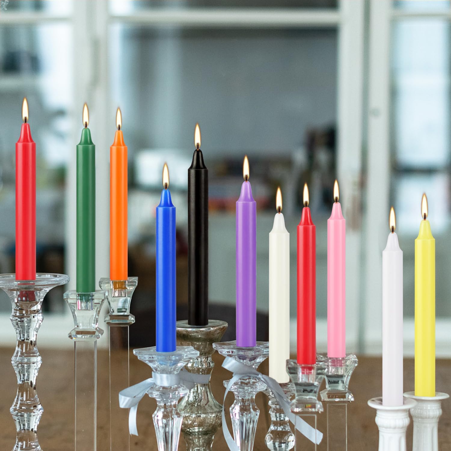 เทียนแท่งเล็กหลากสี 20 ชิ้น ไม - Candle Making Place บทวิจารณ์และราคา