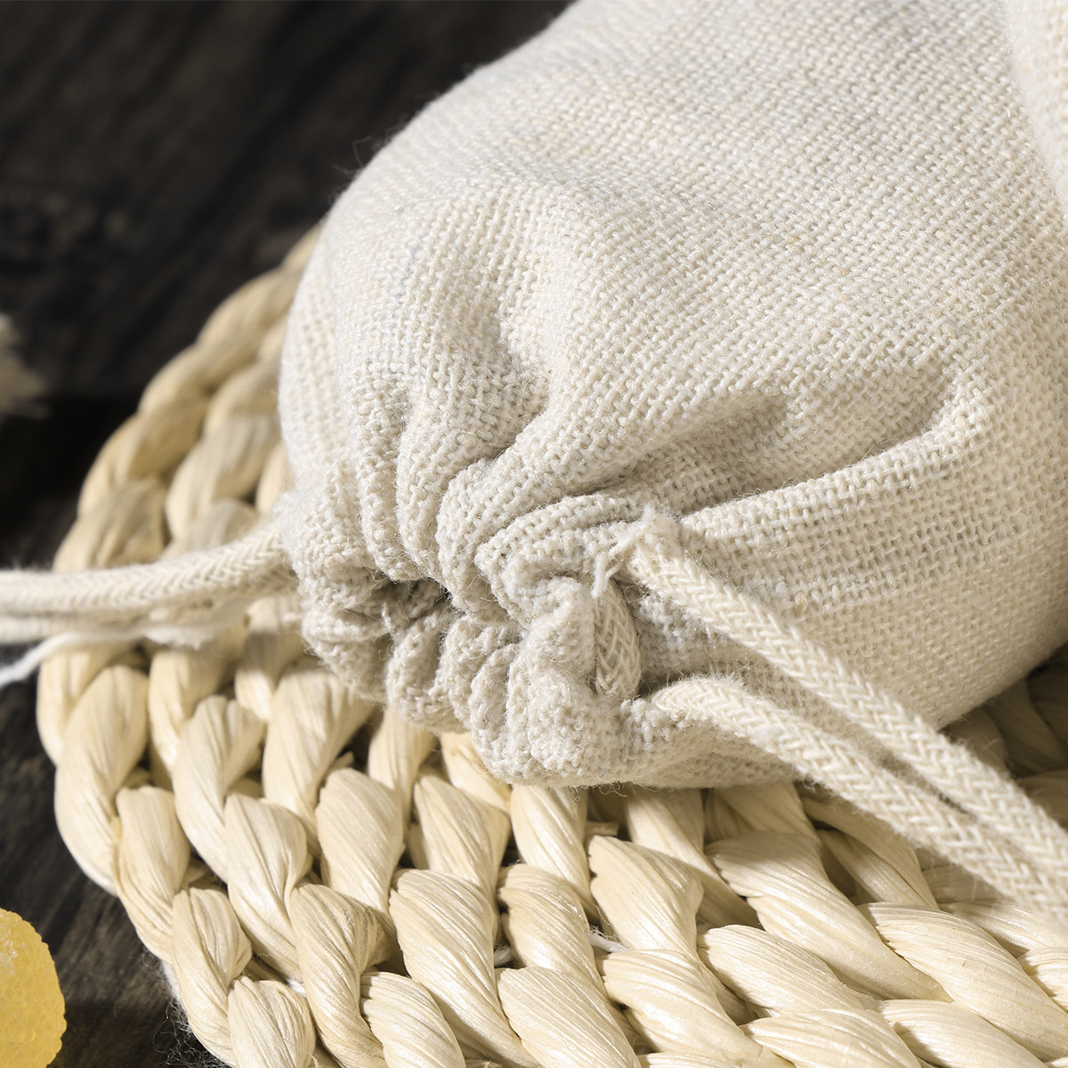 10 ชิ้น ถุงผ้ากระสอบป่านแบบมีเ - Jute Bag Packaging บทวิจารณ์และราคา