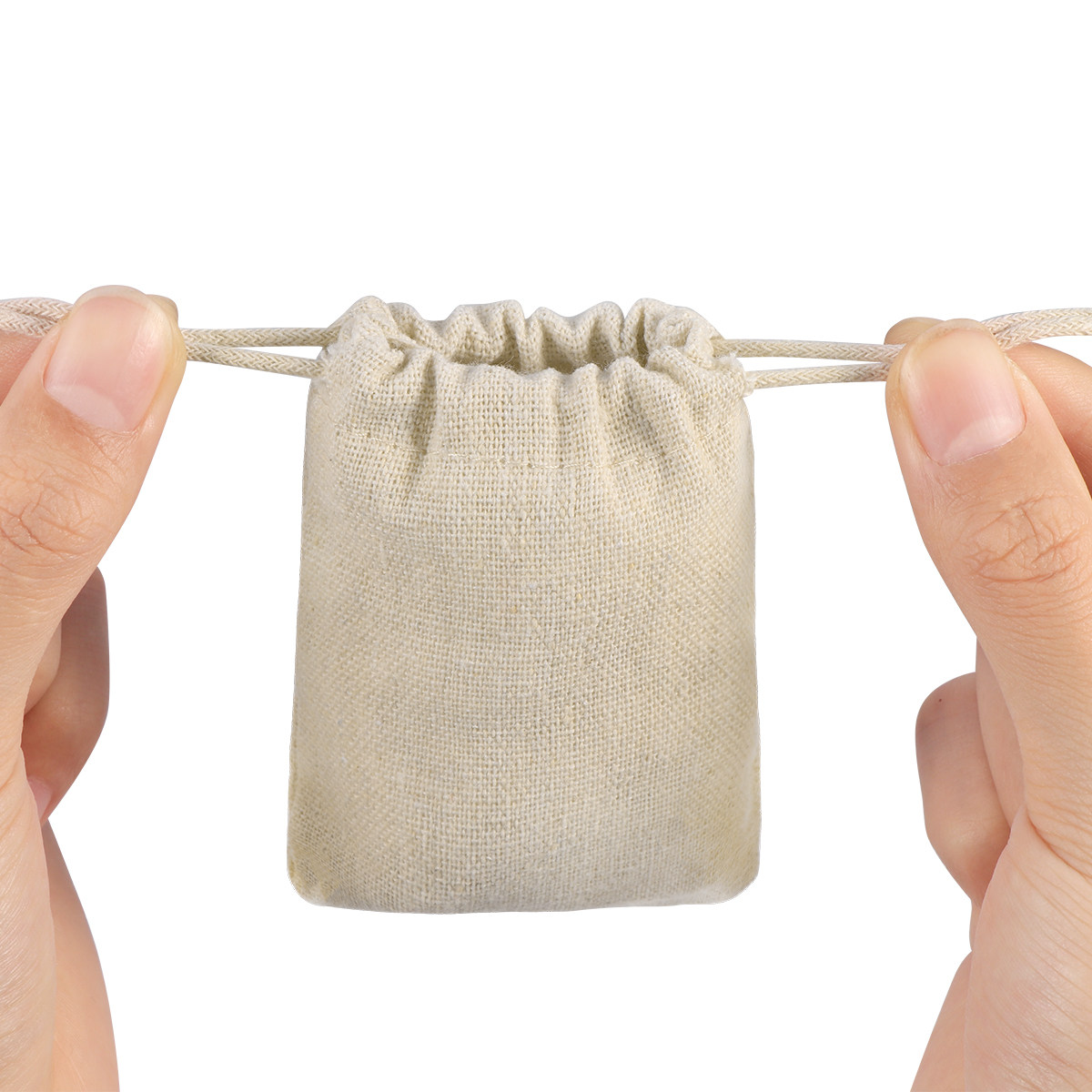 10 ชิ้น ถุงผ้ากระสอบป่านแบบมีเ - Jute Bag Packaging บทวิจารณ์และราคา